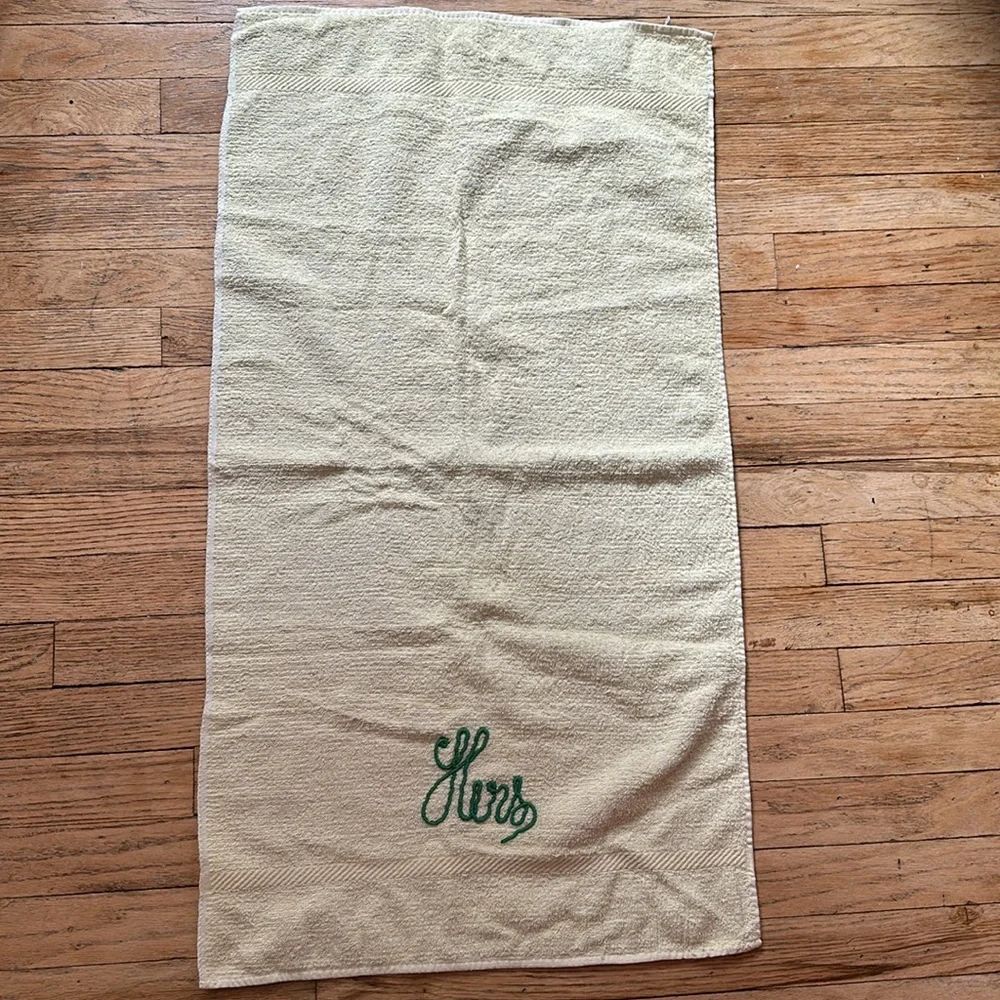 Vintage “Hers” Hand Towel